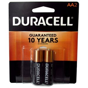 PILE AA ENS 2 DURACELL