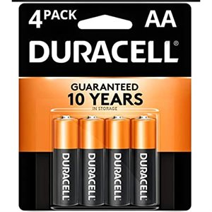 PILE AA ENS 4 DURACELL